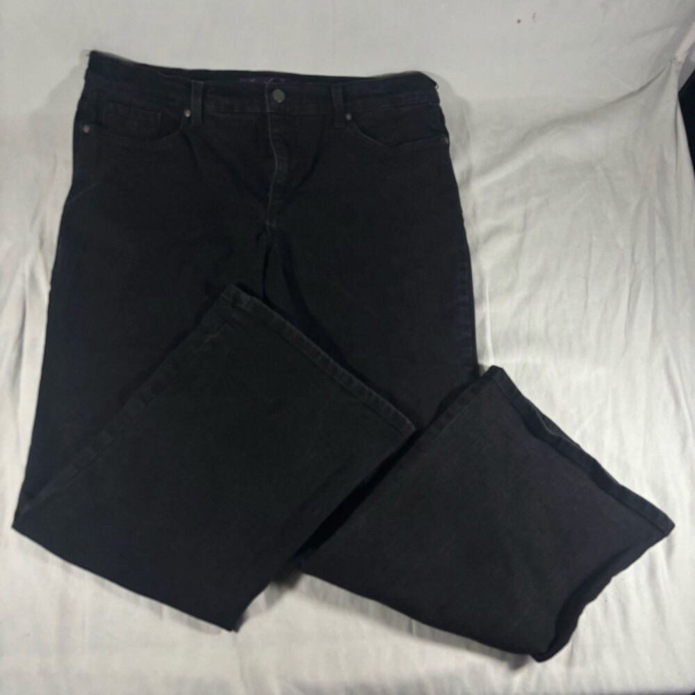Gloria Vanderbilt Amanda Bootcut Jeans Womens 16S Blue High Rise Stretch Denim